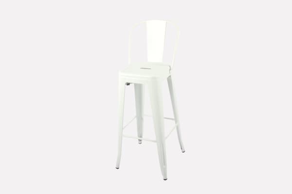 Barstole mat hvid plade pris 2 pack
