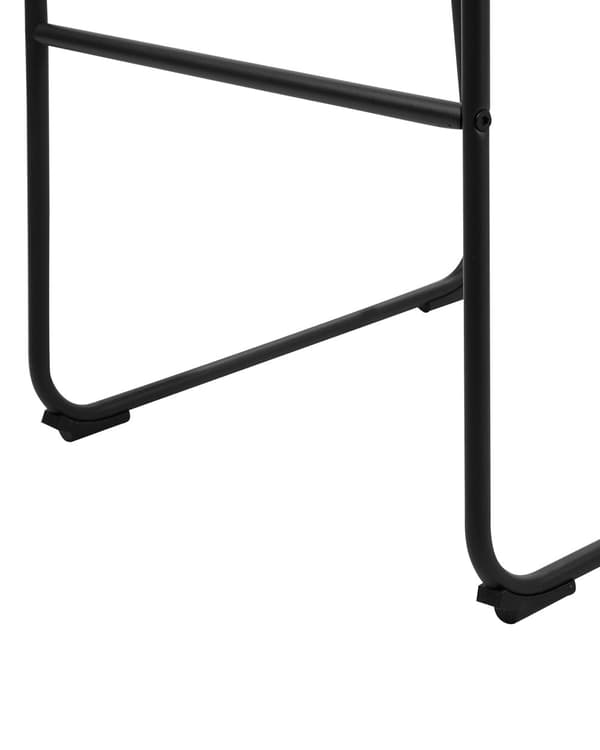Barstole Beige Polstret Sorte Metalben Sæt 99 x 46 x 46 cm Høje Køkkenstole Ryglæn Fodstøtte Moderne Counterstole Køkkenø Barbord Indretning