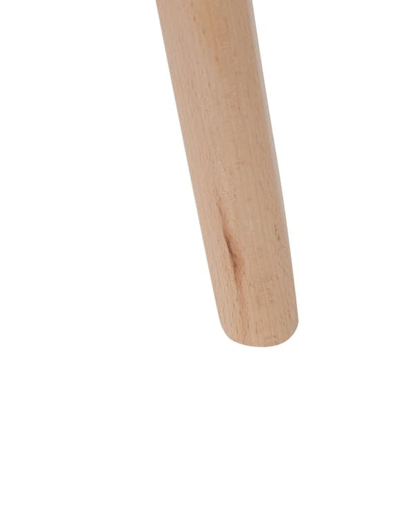 Barstol 2 st Ljusträ och Vit Färg 85 cm Kök Syntetiskt Material
