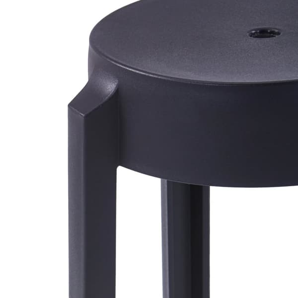 vidaXL Stapelbara pallar 4 st plast svart