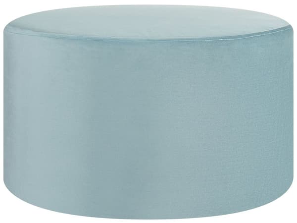 Rahi mintunvihreä sametti verhoiltu puu ⌀ 61 x 36 cm pyöreä minimalistinen moderni tyyli