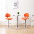 Miniatyrbild 10 av 10: vidaXL Barstolar 2 st orange konstläder