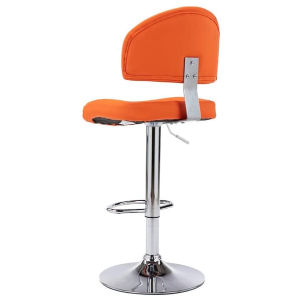 vidaXL barstol kunstlæder orange