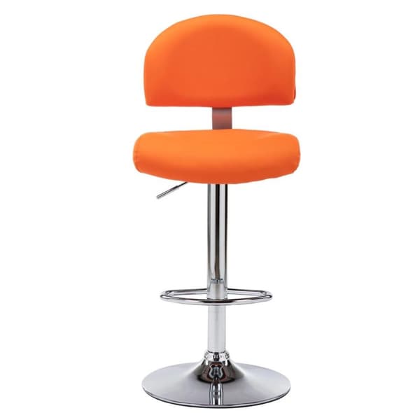 vidaXL barstol kunstlæder orange