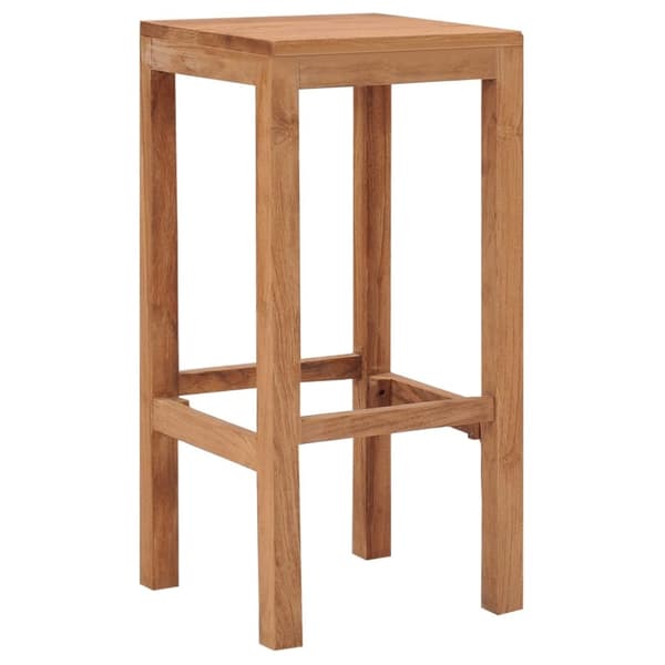 vidaXL Barkrakker 2 stk heltre teak