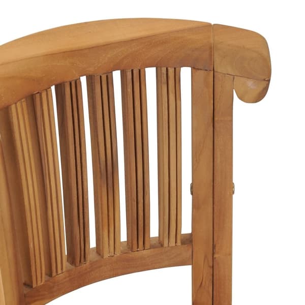 vidaXL Barstol heltre teak