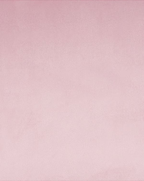 Sæt med 2 Rosa Barstole Betrukket med Velour Sorte Metalben Industriel Stil