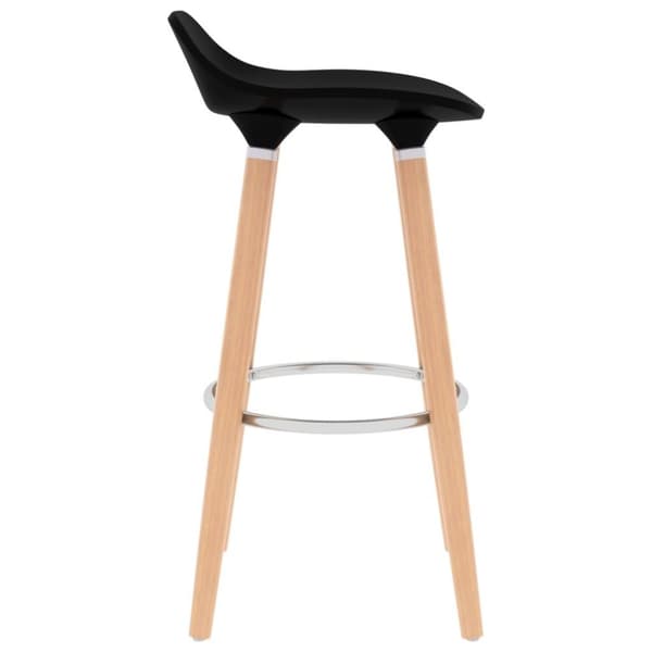 vidaXL barstole 2 stk. sort