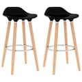 Miniatyrbillede 1 af 8: vidaXL barstole 2 stk. sort