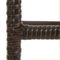 Miniatyrbillede 7 af 8: vidaXL barstole med hynder 3 stk. polyrattan brun