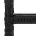 Miniatyrbillede 7 af 8: vidaXL barstole med hynder 2 stk. polyrattan sort