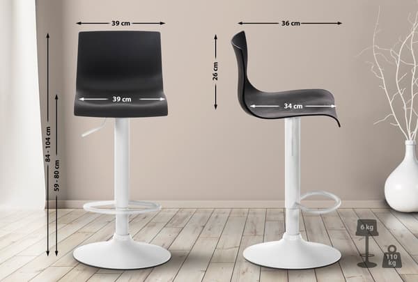 CLP Barstol Hoover Kunststof