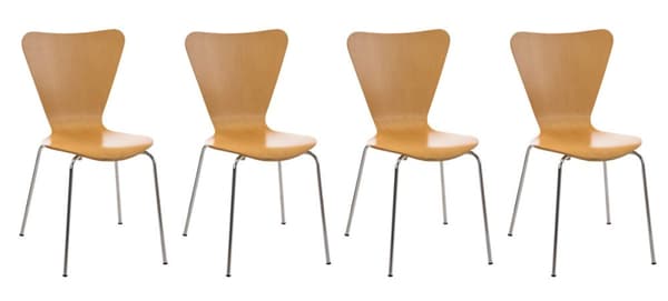 CLP 4-pack Matstol Calisto Trä