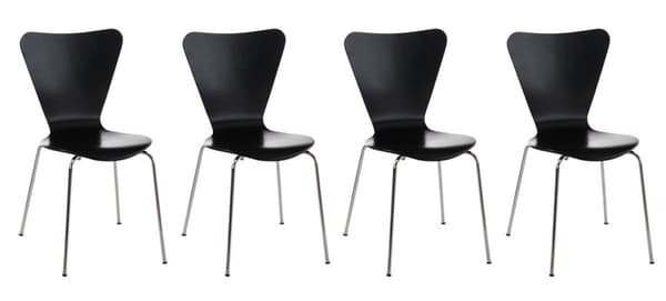 CLP 4-Pack Ruokatuolit Calisto Puuta