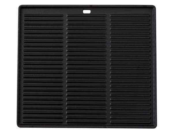 CLP Grillplade Støbejern Dobbeltsidig antracit-45,5 x 35 cm