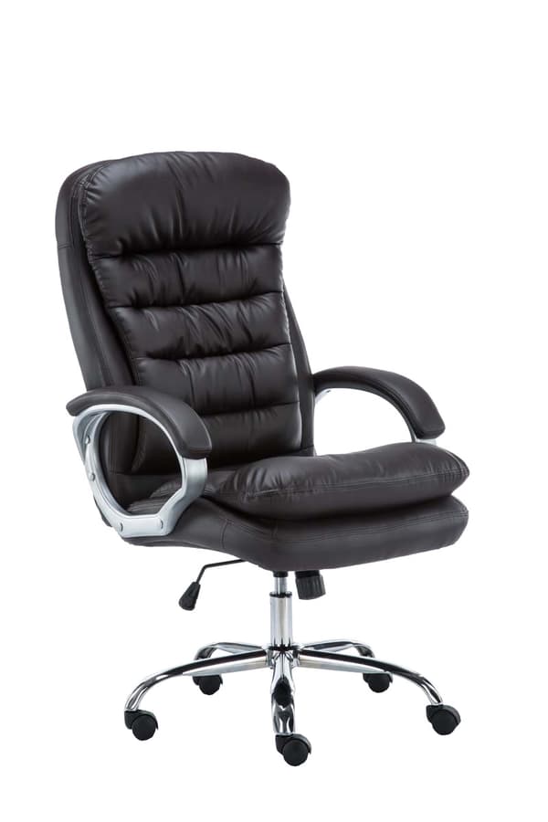 CLP Kontorstol XXL Vancouver Kunstlæder Brown