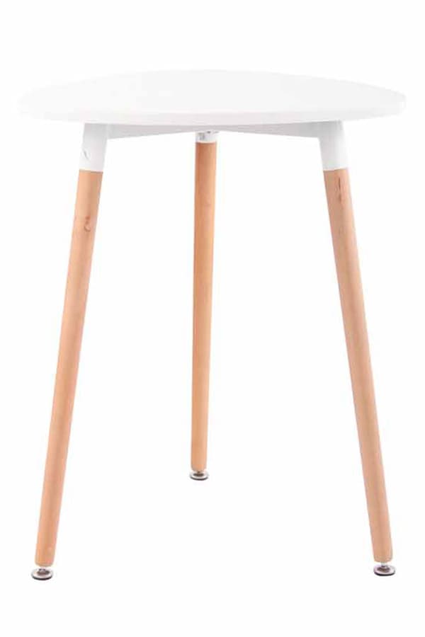 CLP Ruokapöytä Abenra valkoinen-60 cm