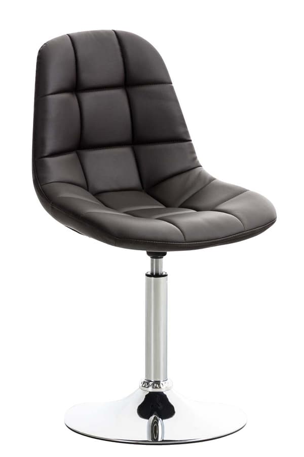 CLP Lounge Stol Emil Kunstlæder Brown