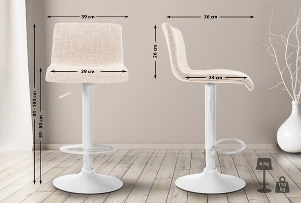 CLP Barstol Hoover stof