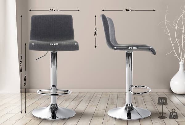 CLP Barstol Hoover stof
