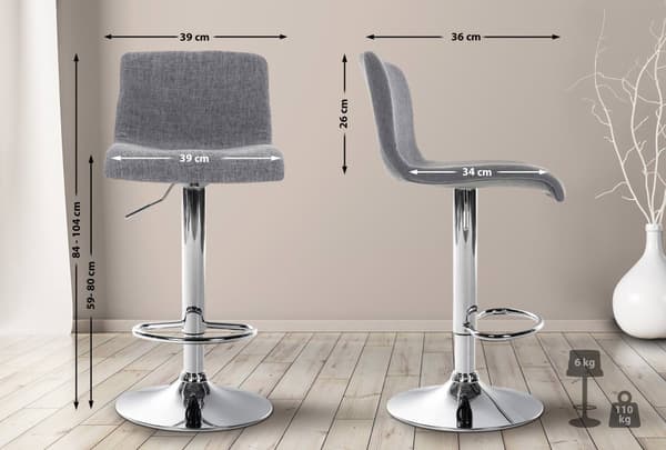 CLP Barstol Hoover stof