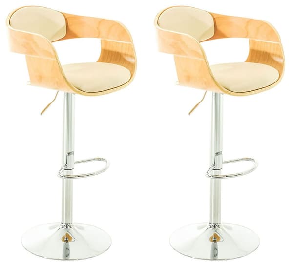 CLP 2-Pack Barstol Kingston Kunstlæder