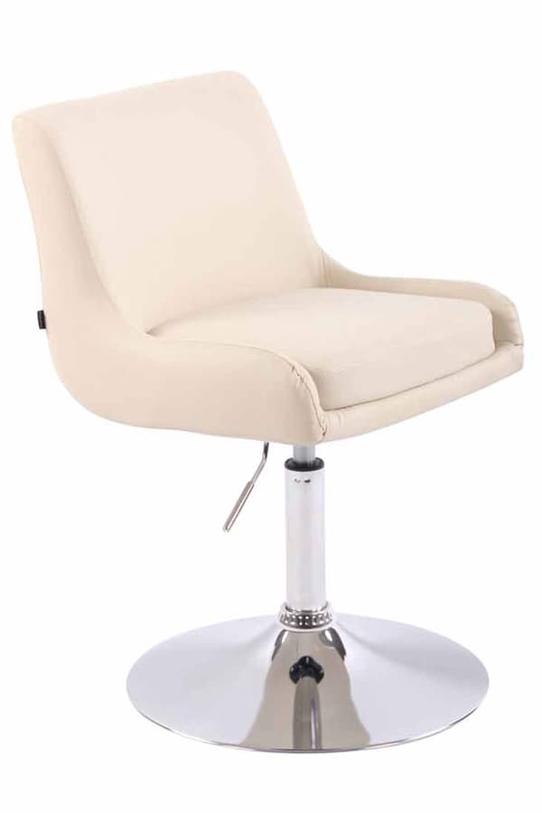 CLP Lounge Stol Club Konstläder creme