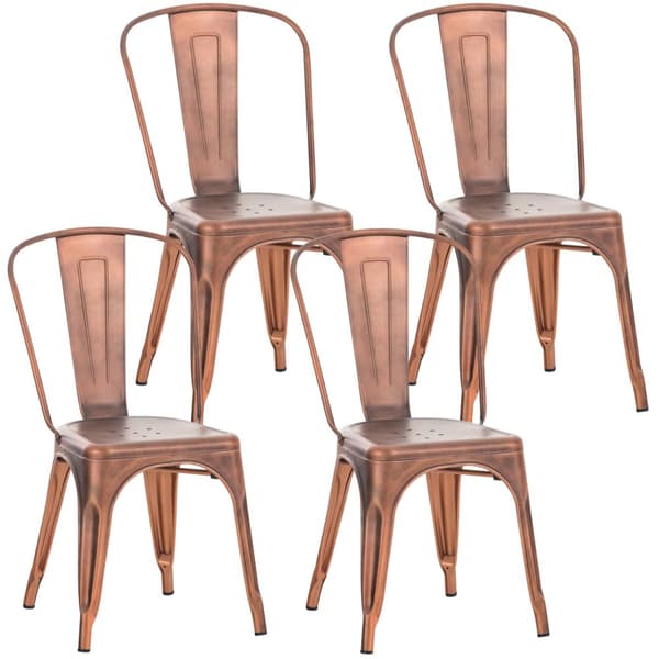CLP 4-Pack Stabelbar Metal Stol Benedikt