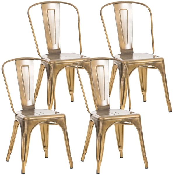 CLP 4-Pack Stabelbar Metal Stol Benedikt
