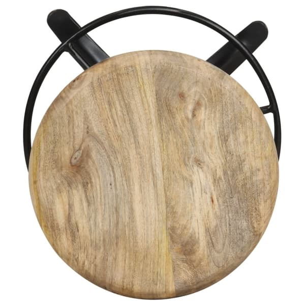 vidaXL barstole 2 stk. 76 cm massivt mangotræ