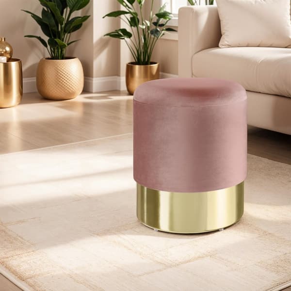 Sittpuff med förvaringsutrymme Sarina - rosa
