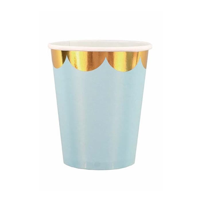 Pappmugg blå/guld - Jabadabado