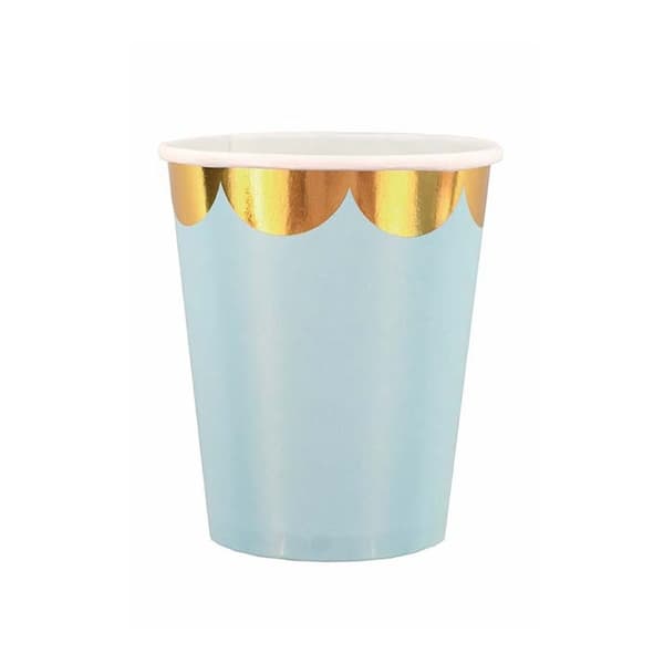 Pappmugg blå/guld - Jabadabado