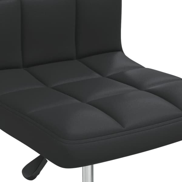 vidaXL Barstol svart konstläder