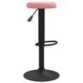 Miniatyrbild 3 av 10: vidaXL Barstolar 2 st rosa sammet