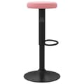 Miniatyrbild 4 av 10: vidaXL Barstolar 2 st rosa sammet