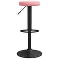 Miniatyrbild 5 av 10: vidaXL Barstolar 2 st rosa sammet