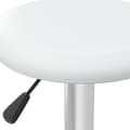 Miniatyrbilde 7 av 9: vidaXL Barstoler 2 stk hvit kunstig skinn