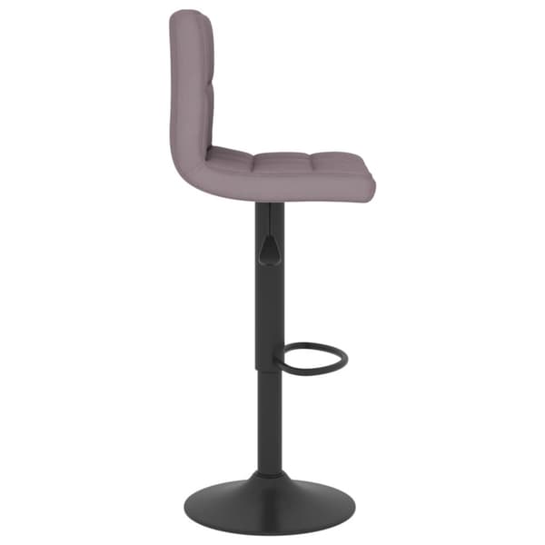 vidaXL Barstolar 2 st taupe tyg
