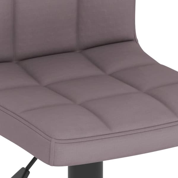 vidaXL Barstolar 2 st taupe tyg