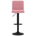 Miniatyrbillede 4 af 10: vidaXL barstole 2 stk. fløjl pink