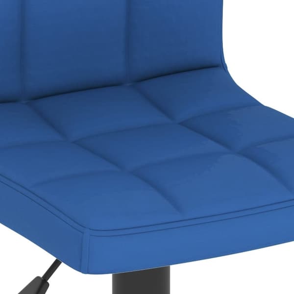 vidaXL barstole 2 stk. stof blå