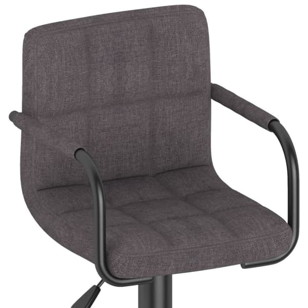 vidaXL Barstol taupe tyg