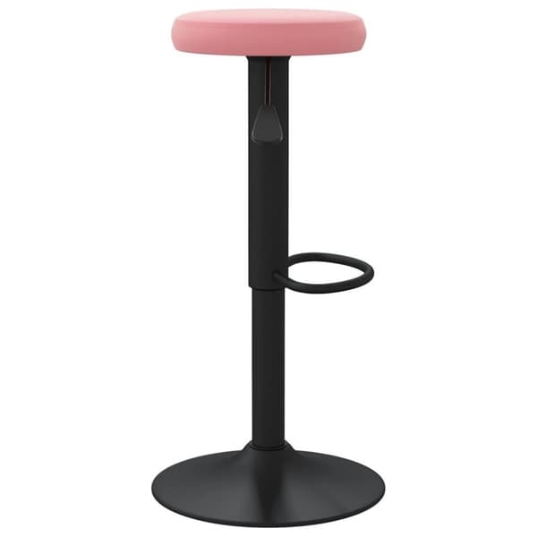 vidaXL barstole 2 stk. fløjl pink