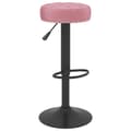 Miniatyrbild 3 av 10: vidaXL Barstolar 2 st rosa sammet