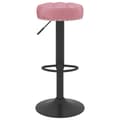 Miniatyrbild 4 av 10: vidaXL Barstolar 2 st rosa sammet