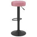 Miniatyrbild 6 av 10: vidaXL Barstolar 2 st rosa sammet