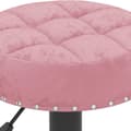 Miniatyrbild 8 av 10: vidaXL Barstolar 2 st rosa sammet