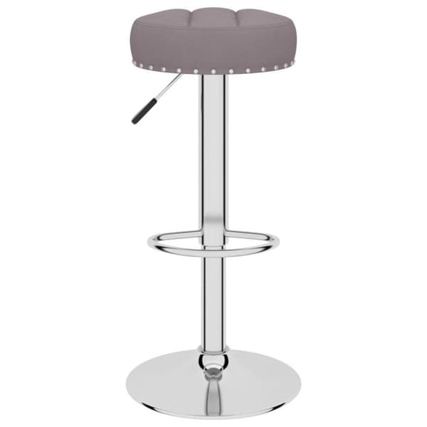 vidaXL Barstolar 2 st taupe tyg