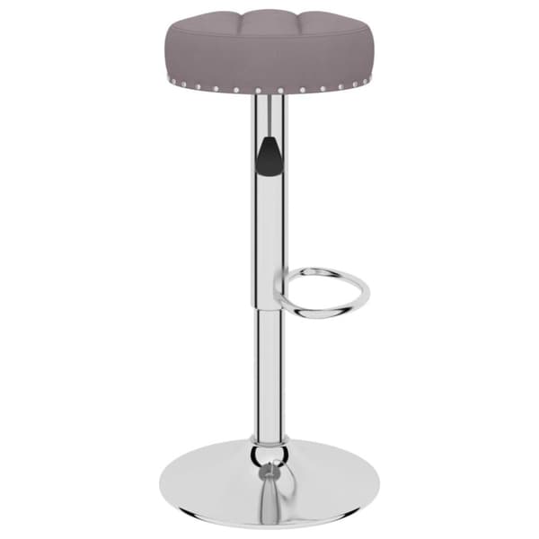 vidaXL Barstolar 2 st taupe tyg